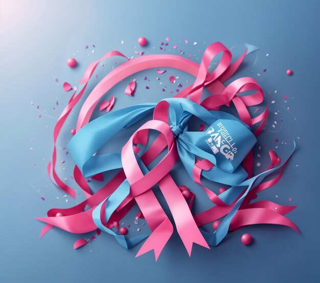 Diseño de plantillas para el Día Mundial del Cáncer por inteligencia artificial