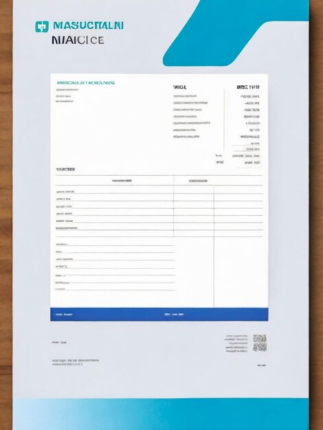 Foto diseño de plantillas de facturas, facturación de vales en efectivo, recibo de dinero, diseño de notas en efectivo con maqueta