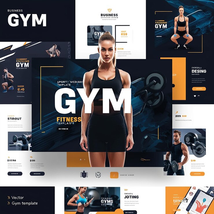 Diseño de plantillas de gimnasio