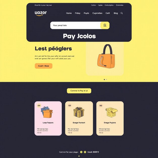 Diseño de plantillas de páginas de pago de sitios web de comercio electrónico para desarrollo web Diseño web Diseño UIUX