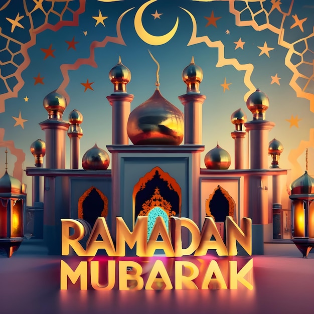 Diseño de plantillas de Ramadán Mubarak