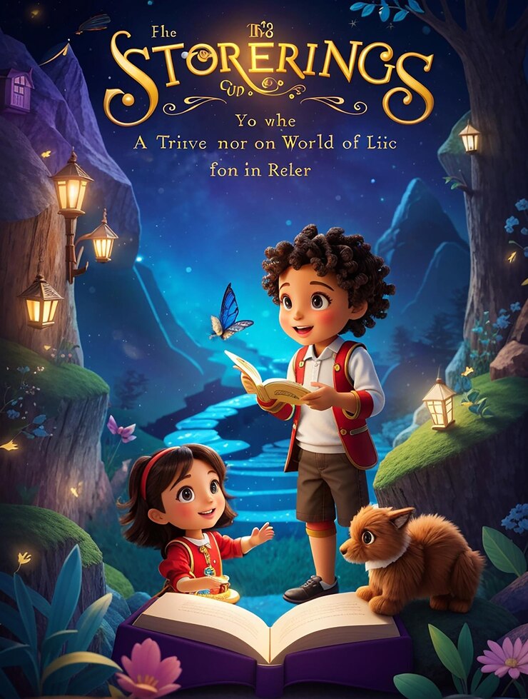 Diseño de portadas de libros de cuentos para niños
