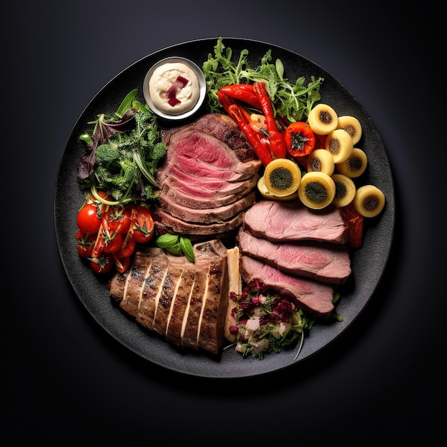 diseño de presentación para carne de res premium