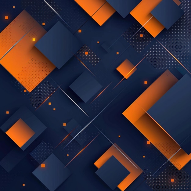 Diseño de presentación geométrica vectorial abstracta