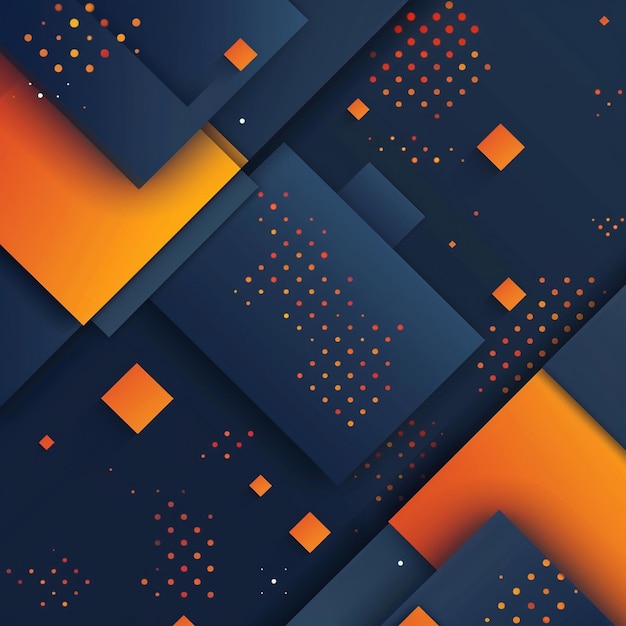 Diseño de presentación geométrica vectorial abstracta