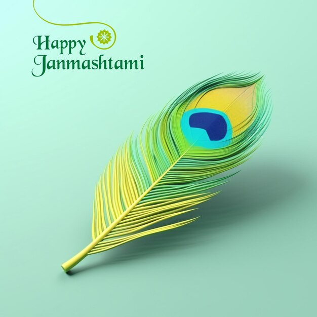 diseño de publicación de janmashtami