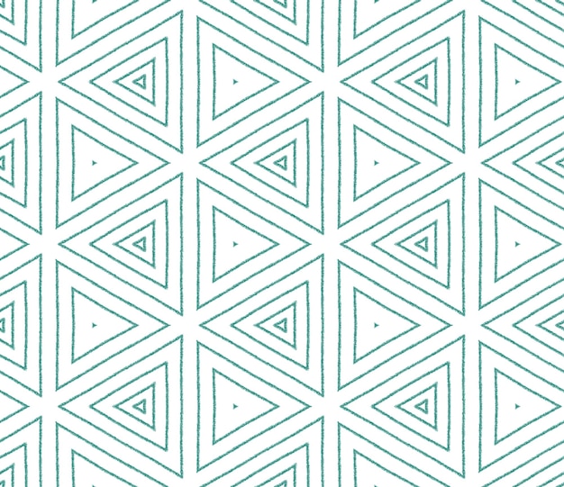 Diseño de rayas chevron turquesa simétrica