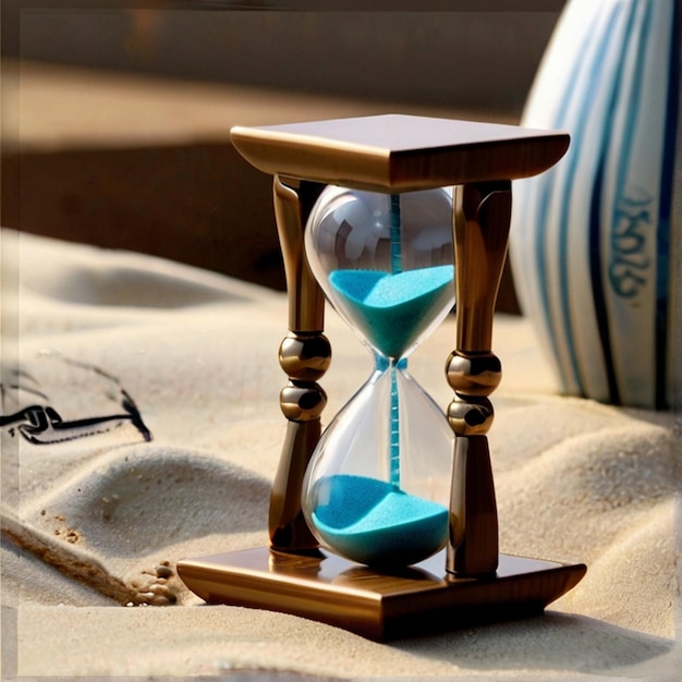 Foto diseño de reloj 3d de lujo con un fondo increíble