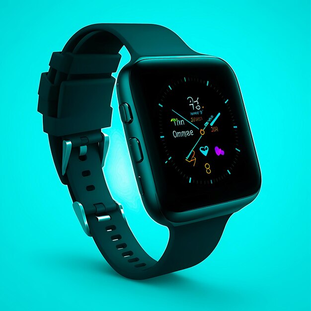 Diseño de reloj de mano inteligente en 3D generado por Ai