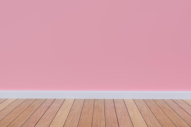 Foto diseño de renderización 3d de la pared rosa