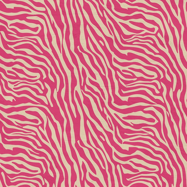 Diseño de ropa abstracta de arte de línea de patrón de animal de cebra pintado a mano retro moderno