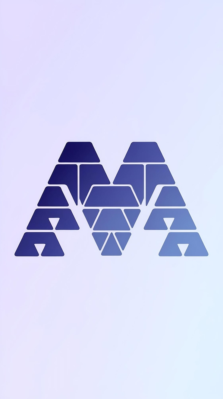 Foto diseño sencillo del logotipo de la letra m