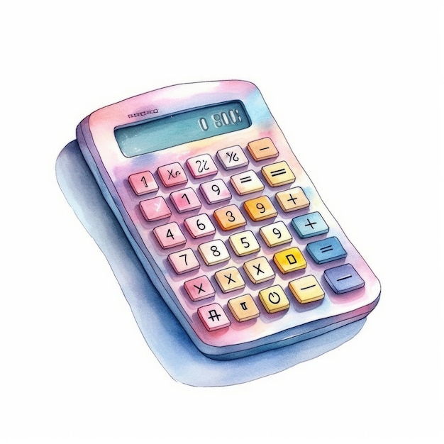 diseño de símbolo de calculadora