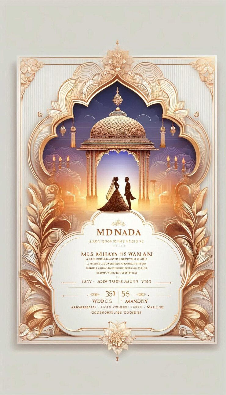 Diseño de tarjeta de invitación