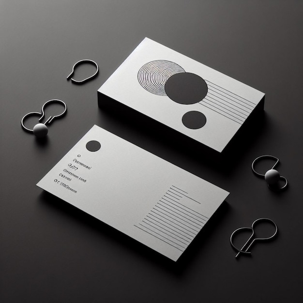 Diseño de tarjeta de visita minimalista y sencillo.