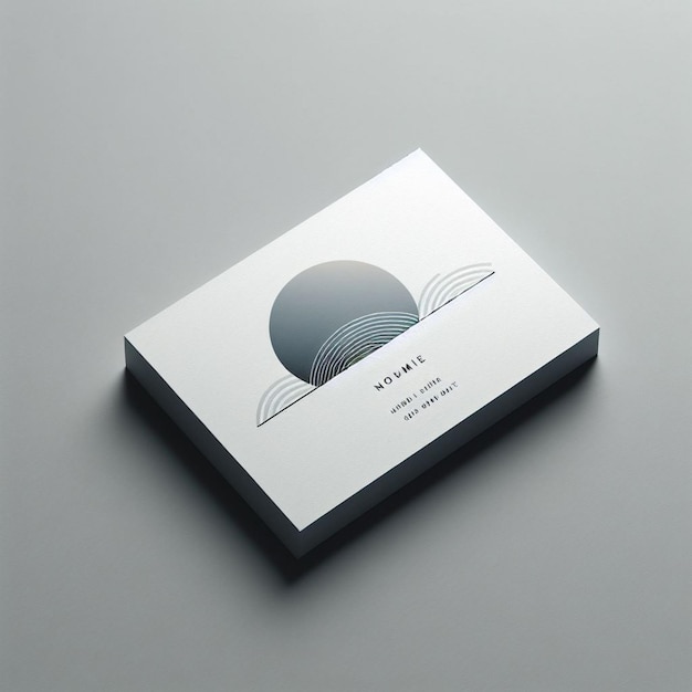 Diseño de tarjeta de visita minimalista y sencillo.