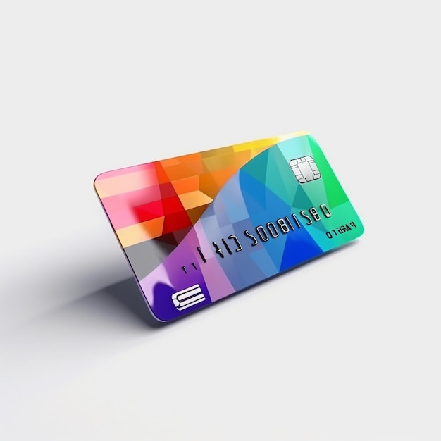 Foto diseño de tarjetas de crédito