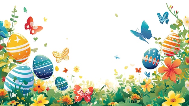 Diseño de tarjetas de felicitación para pancartas de Pascua
