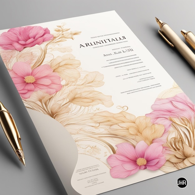 diseño de tarjetas de invitación de boda profesional creativo minimalista