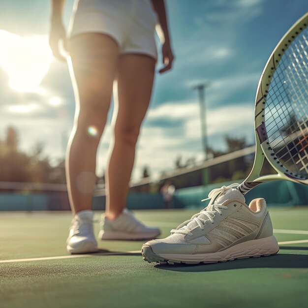 Foto el diseño del tenis