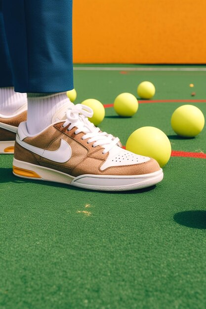 Foto el diseño del tenis