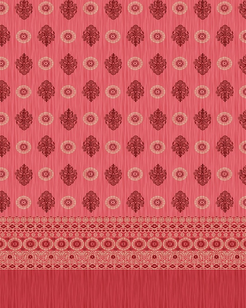 Diseño textil Kurti Diseño de impresión digital Diseño de trajes para mujeres pakistaníes Diseño para Printx