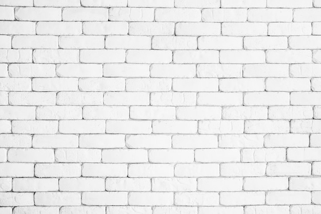 Diseño de textura de pared de ladrillo blanco. Fondo de ladrillo blanco vacío