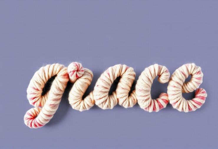 Foto diseño tipográfico elegante de la palabra gracia con letras suaves y fluidas
