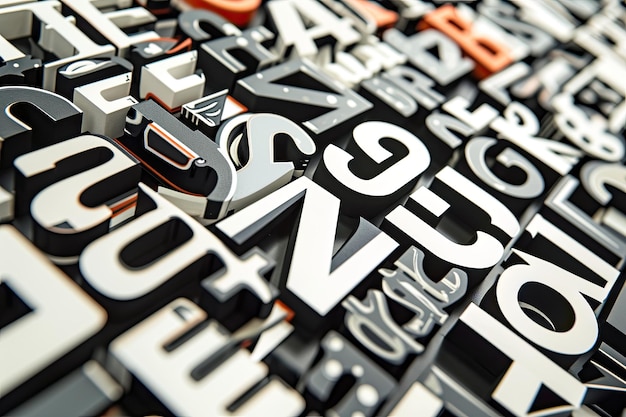 Diseño tipográfico que transmite un mensaje a través de fuentes creativas