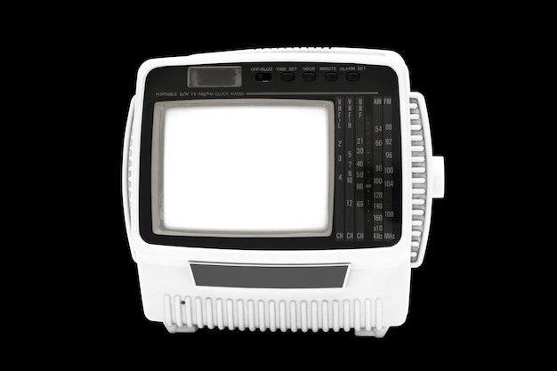 Diseño transparente de la maqueta png de la pantalla de televisión CRT