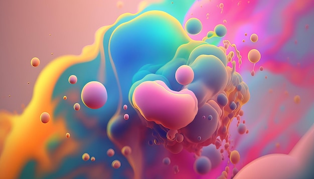 Diseño de UI UX de fondo creativo de color claro abstracto