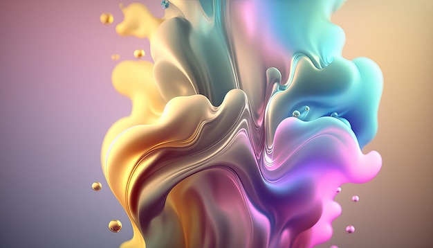 Diseño de UI UX de fondo creativo de color claro abstracto
