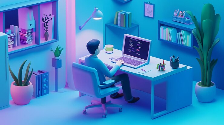 Foto diseño de uiux web 3drendered con optimización seo para plataformas de educación en línea que destacan el hogar
