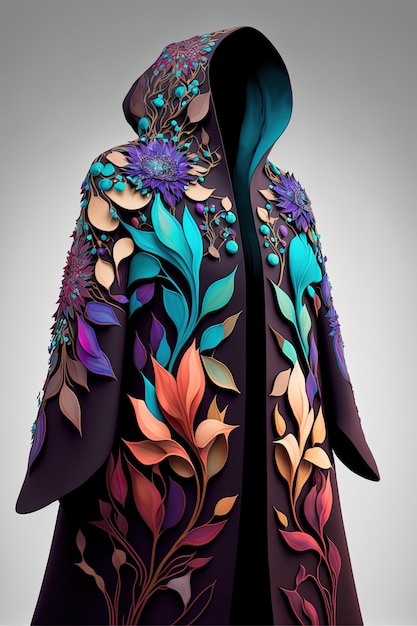 Un diseño único de Abaya árabe