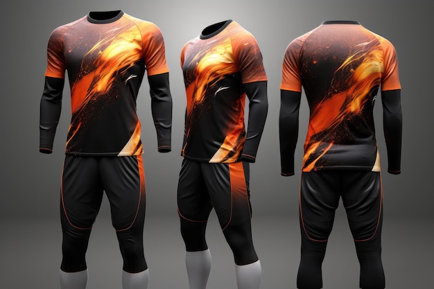 diseño de uniforme deportivo 3d