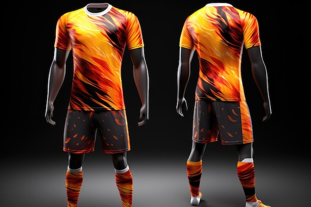 diseño de uniforme deportivo 3d