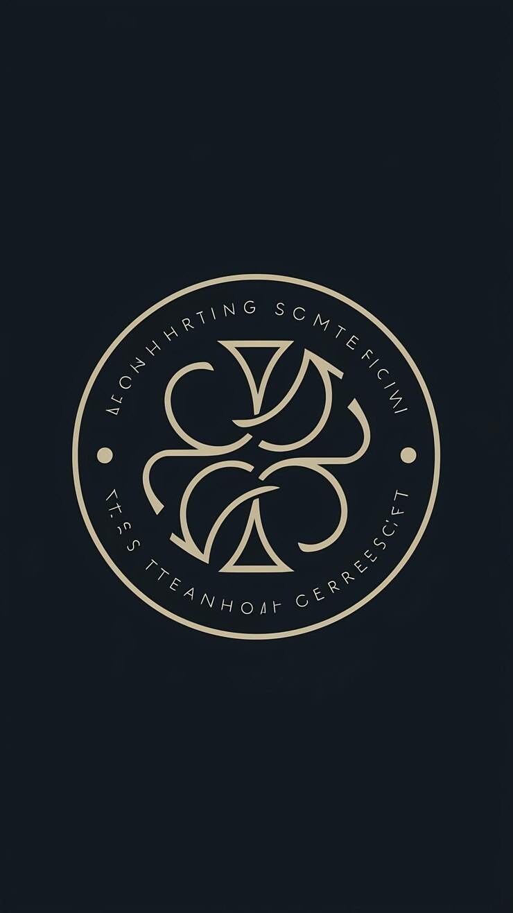 Foto diseño vectorial elegante y limpio del logotipo del círculo