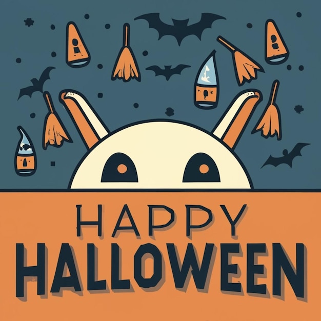 Diseño vectorial feliz de Halloween