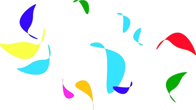 diseño vectorial de forma de mariposas voladoras