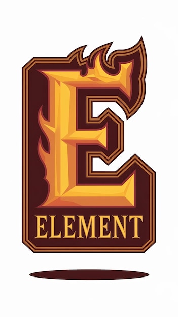 Un diseño vectorial de íconos de elementos de signos de letras y símbolos de logotipos