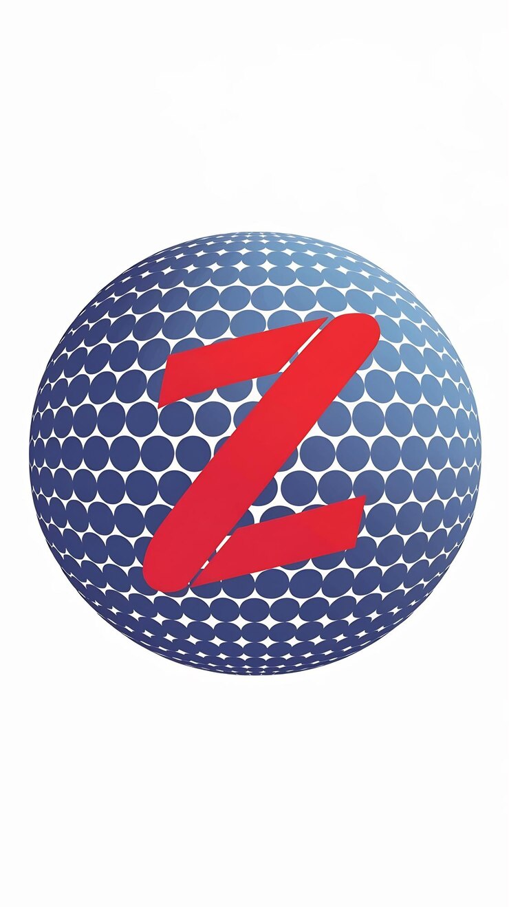 Foto diseño vectorial de íconos de letras y logotipos de signos circulares de esfera z abstractos