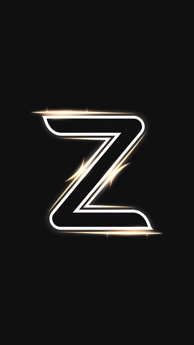 Foto diseño vectorial de íconos lineales de la letra z