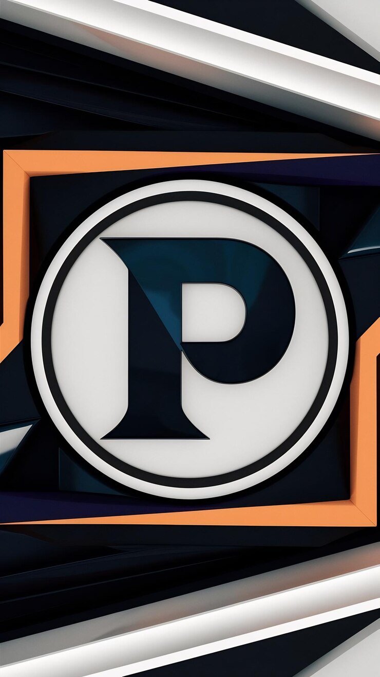 Foto diseño vectorial de íconos lineales del signo del logotipo del círculo p