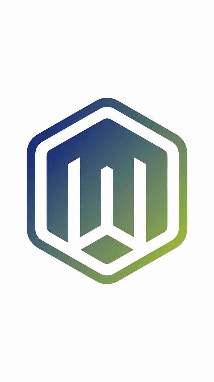 Foto diseño vectorial del logotipo de la compañía con la letra w limpia y el icono de hexágono lineal