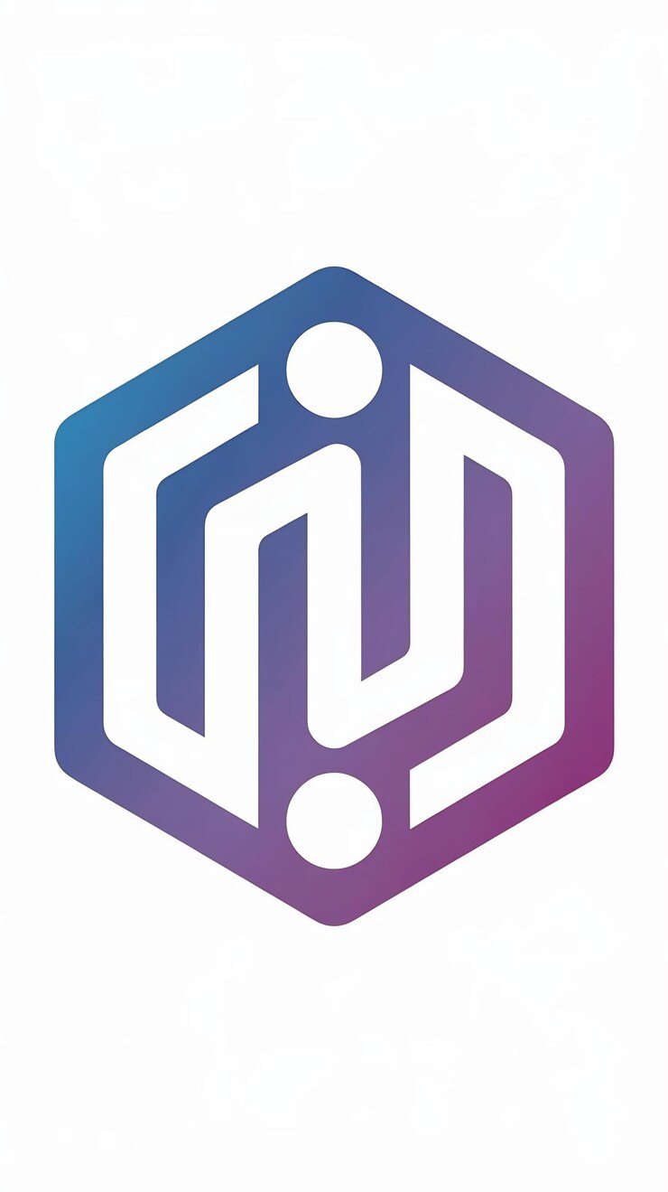 Foto diseño vectorial de logotipo geométrico hexagonal moderno icono de empresa de hexágono lineal abstracto