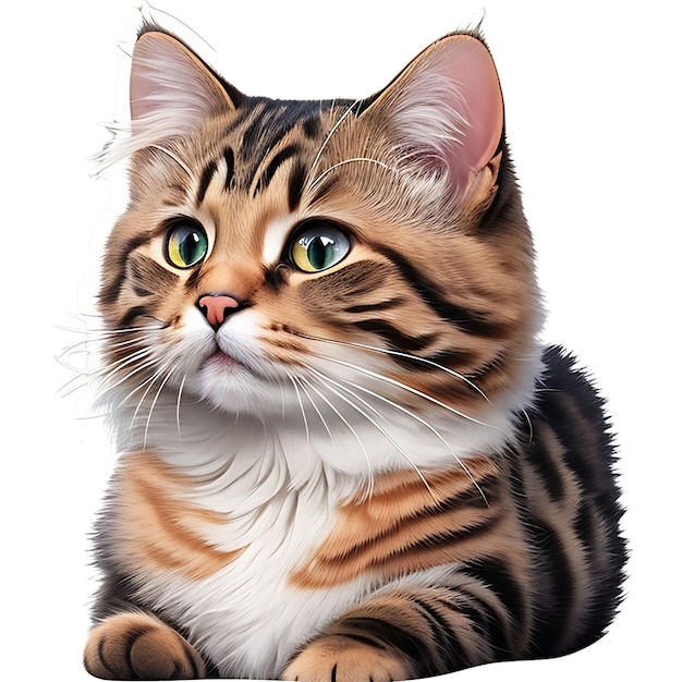 un diseño vectorial de pegatinas para gatos