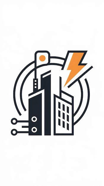 Diseño vectorial de signos de iconos de empresas de elementos abstractos
