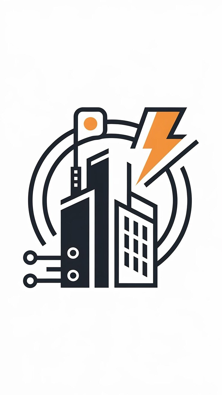 Foto diseño vectorial de signos de iconos de empresas de elementos abstractos