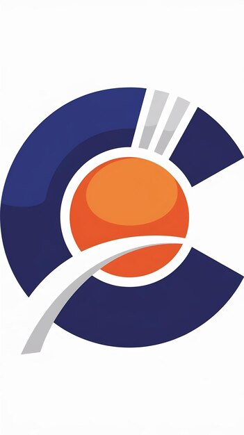 Diseño vectorial de signos de iconos del logotipo de la compañía del círculo