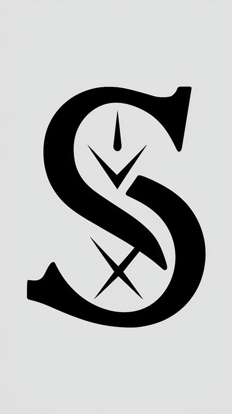 Foto diseño vectorial del símbolo de la compañía con la letra s